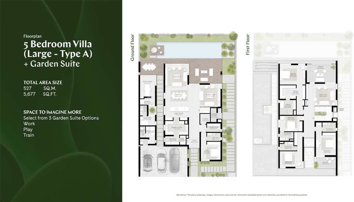 5 BR (Large), Type A, Garden Suite